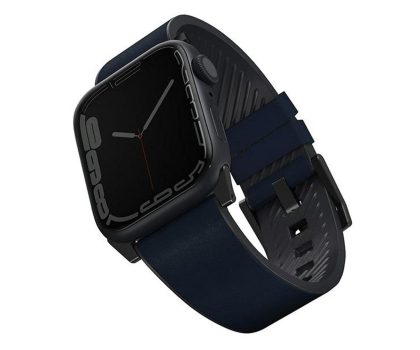 Pasek do smartwatchy Uniq Pasek Skórzany Straden do Apple Watch niebieski